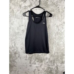 Under Armour Womens Small Racerback Tank Top HeatGear Athletic Activewear